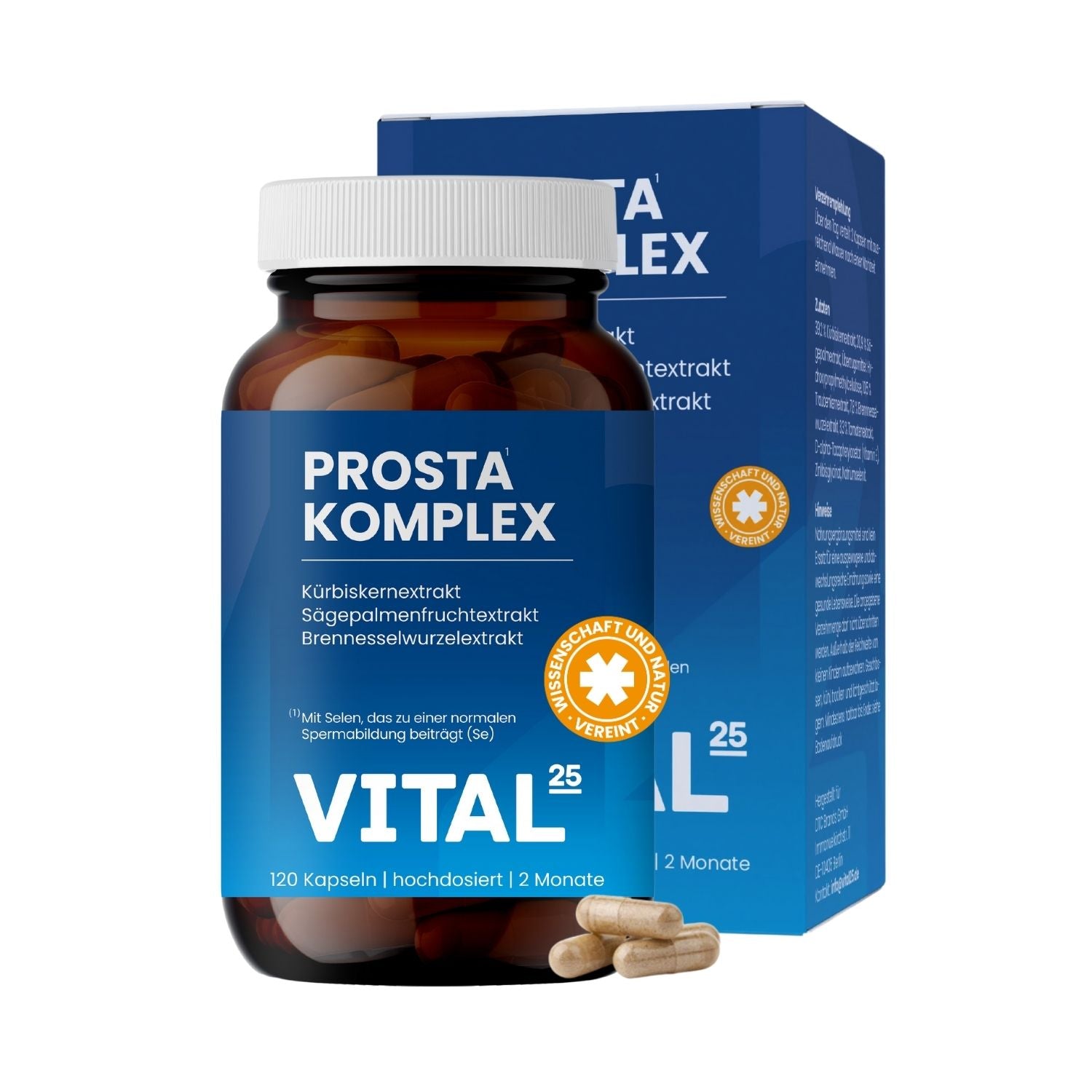 Prosta Komplex – Prostata-Kapseln mit Sägepalme & Zink